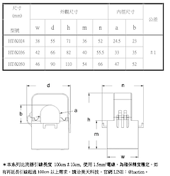 開口式比流器尺寸圖-昊天科技