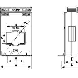 4-20mA雙輸出貫穿式比流器(双繞組比流器)