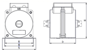 双M8比流器尺寸圖